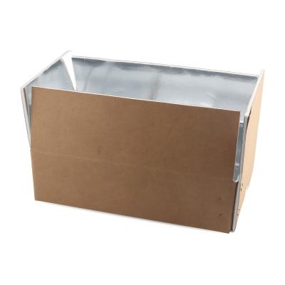 China Recycled materials factory direct sales can be customized kraft paper aluminum foil insulation inner lunch box for sale