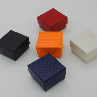 China Recycled Materials Fashion Design Simple Multi Color Ring Box Professional Ring Jewelry Packaging for sale