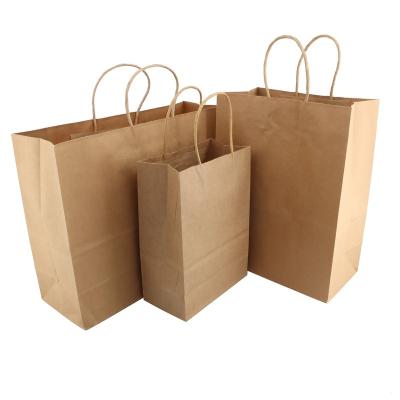 China Recycled Tote Extra Large Kraft Paper Take-out Bag Classic Materials Tea Coffee Milk Bag Delivery Cup for sale