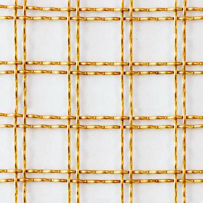 China Flexible Crimped Woven Phosphor Bronze Copper Wire Cloth Brass Mesh for sale