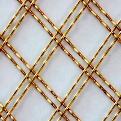 China Flexible Crimped Woven Phosphor Bronze Copper Wire Cloth Brass Mesh for sale