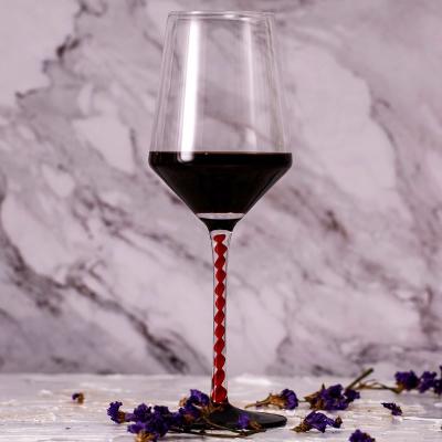 China OEM Luxurious Lead Free Product Wine Colored Glass Tumbler 65cl for sale