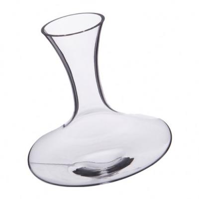 China Handmade unique clear decanter glass with dancing bottom for sale