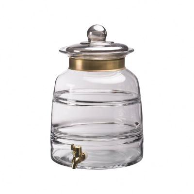 China Wholesale OEM Food Safe Unique Design Carbonated Beverage Dispenser With Copper Ring 8L for sale