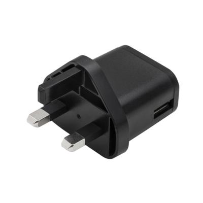 China High Quality CCTV Low Price 5V 1A UK Plug 3 Pin Mobile Phone USB Wall Charger, China UK AC DC Switch Wall USB Power Adapter for sale