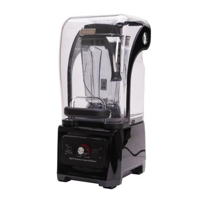 China BL-S6 Motor Pure Copper Commercial Blender With Sound Enclosure Cover 2200W 3HP Professional Blade Set for sale