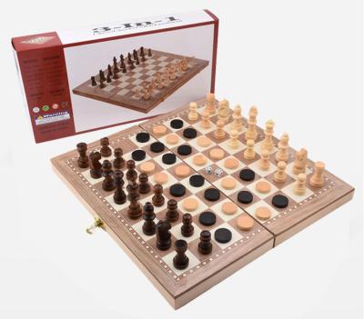 China Classic Colored Wooden Chess Set for Adults and Children - Algebraic Notation Handcrafted Portable Folding Panel from Wooden Extra Queen of Pieces 2 for sale