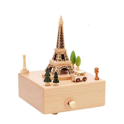 China Environmental Friendly Wooden Music Box Valentine's Day Birthday Gift For Girls Travel Gift, Smart Toy Present For Friends And Lover Kids for sale