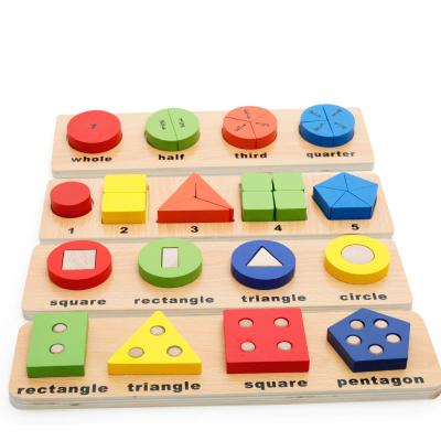 China Toy Wooden Sorting and Toy Montessori Toys Color Recognition Educational Funny Stacking Shape Sorter Toy for Boys and Girls Funny Educational Toy for sale