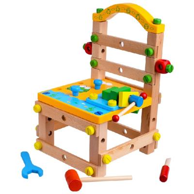 China Wooden Toy and Vehicle Tool Kit in Beech Building Block Combination Outdoor Toys One of China Factory Wholesale Children's Toys for sale