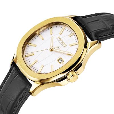 China New Luxury Day / Date Quartz Watches Stainless Steel Wrist Japan Movement for sale