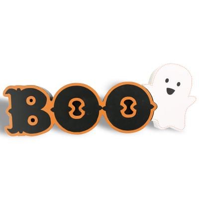 China New Europe and America factory direct sales Halloween decoration creative printing home decoration Ghost festival wooden desk decoration for sale