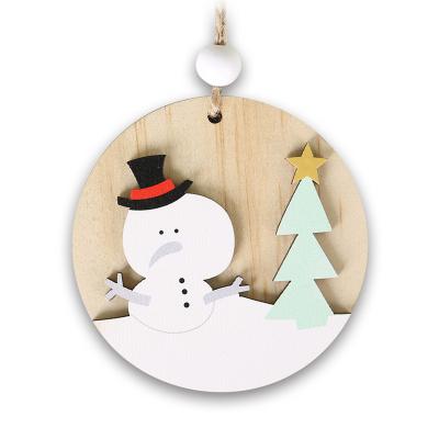 China America Christmas Crafts Christmas Tree Holiday Wood Party Decoration DIY Laser Cutting for sale