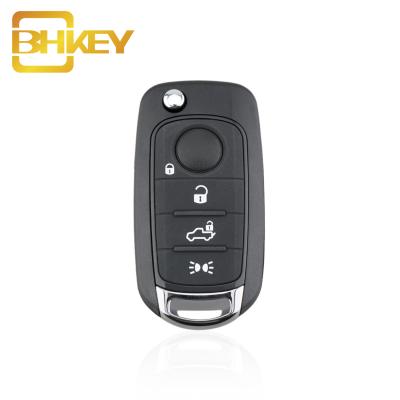 China ABS+Metal 4 Buttons 433Mhz 4A Chip Smart Car Remote Key For Fiat 500X Egea Tipo Auto Parts for sale