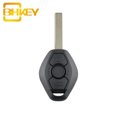 China ABS & Metal 3 Buttons HU92 Blade Car Key Case FOB Cover For BMW E38 E39 E46 E60 E61 E63 E64 E81 Remote Key Shell for sale