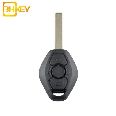 China 868Mhz CAS2 FSK ID46/7945 Chip Smart Car Remote Key ABS+Metal 3 Buttons For BMW CAS2 E60 5 Series 2003-2007 for sale