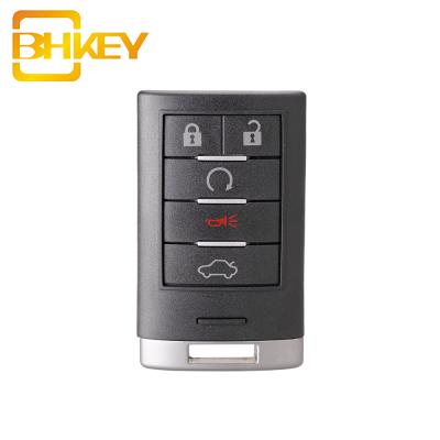 China ABS & Metal 5 Buttons 315Mhz PCF7952 Chip M3N5WY7777A Entry Keyless Car Remote Key FOB For Cadillac CTS STS for sale