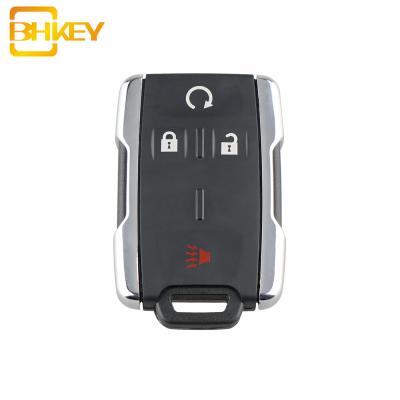 China ABS+Metal 3+1 Buttons Remote Key Shell Case Fob For Sierra Canyon Chrome Chevrolet Silverado Colorado GMC Auto Parts for sale