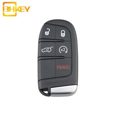 China ABS + Metal 5 Buttons Car Key Case Shell For Jeep Grand Cherokee Smart Auto Parts for sale