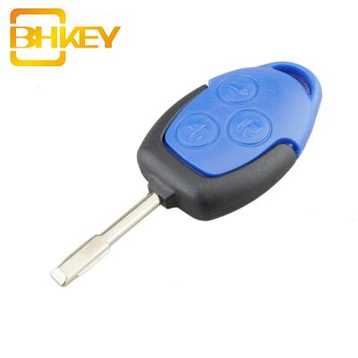 China ABS& Metal 3 Buttons Car Key Case Cover For Ford Transit MK7 Connect Vans Remote Key Shell for sale