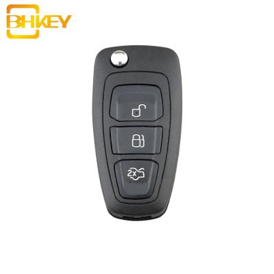 China ABS + Metal 3 Buttons FO21 Smart Car Key Case Shell For Ford Mondeo Focus Transit Custom Auto Parts for sale