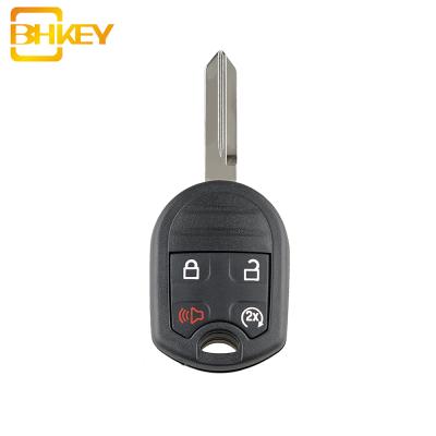 China ABS + Metal 4 Buttons Car Key Case Shell For Ford F150 F250 F350 F450 F550 F650 Smart Explorer Auto Parts for sale