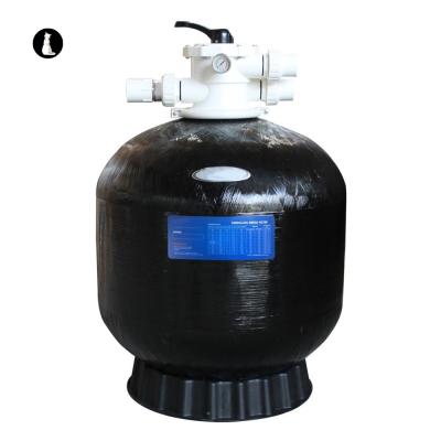 China Aquaculture Fiberglass Top Mount Sand Tank Filter Pump Swimming Pool Sand Filter For Water Treatment for sale