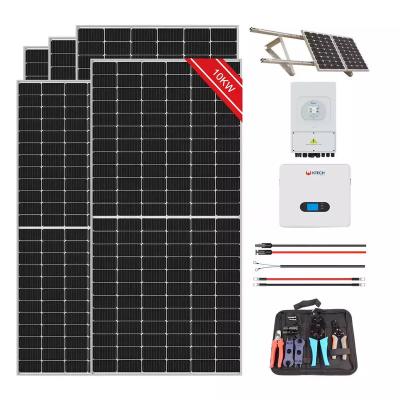 China High quality 10kw home hybrid solar power system for home use for sale