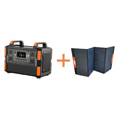 China Storage 1048Wh (327600mAh) Solar Powered Portable Battery with Foldable 100W Solar Panel for sale