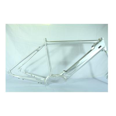 China Road Bikes 700C Road Bike Frame Aluminum Alloy 6061 Electric Bicycle Frame For Bafang M400 Support Customization HL700-001 for sale