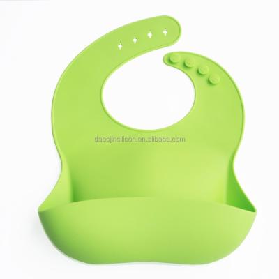 China Clean BPA Free Fabric Resists Stain Soft Silicone Baby Bibs, Baby Gift for sale