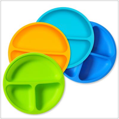 China BPA Free New Product Baby Silicone For Baby Feeding Split Place Mat Custom Baby Bowl High Feeding Chair for sale