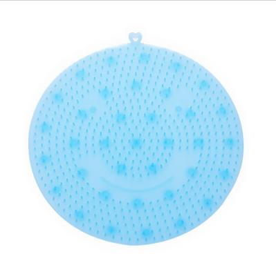 China Durable Bathroom Mat Wash Feet Bath Back Massage Pad Mat Silicone Wash Feet Non-Slip Mat for sale