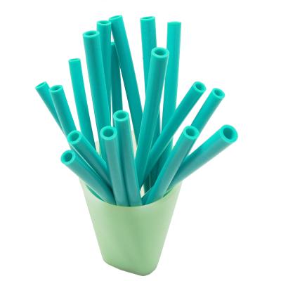 China 2020 Sustainable Reusable Silicone Drinking Straws Bpa Free Silicone Straw for sale