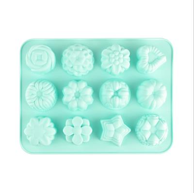 China Wholesale Reusable Disposable Nonstick Silicone Mold Edible Diy Cake Molds Kits for sale