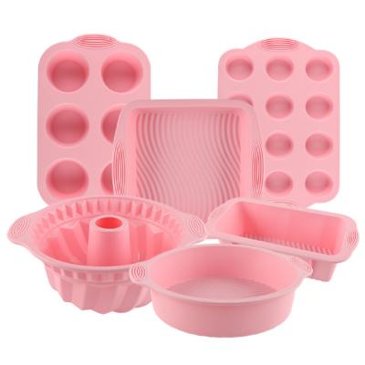 China Custom Non-Stick Wholesale Reusable Disposable Kitchen Mousse Honeycomb Cake Carbon Silicone Cake Baking Molds for sale