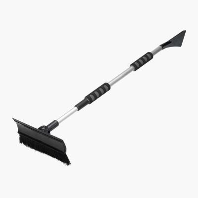 China Plastic and rubber snow sweep / ice scraper (width: 26 cm, total length (extended): 80-122cm) for sale