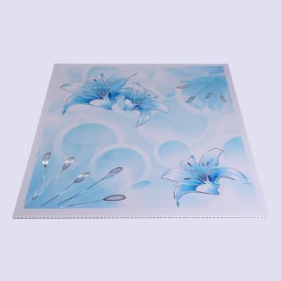 China China Artistic Ceilings PVC 595x595 Hot Stamping Ceiling Panel for sale