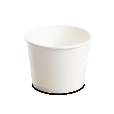 China Disposable 390ml Soup Cups Portable PE Double Sided Paper Cups for sale