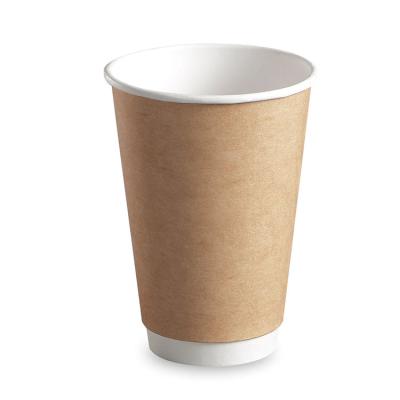 China Craft Double Layer Disposable Qualified Paper Material Paper Cup for sale