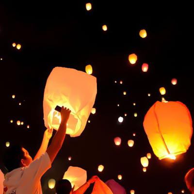 China China Gift Sky High Quality Floating Fire Chinese Paper Lanterns for sale