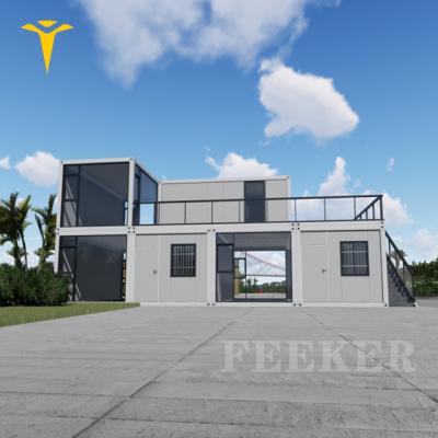 China Asian Stacking House Store in Mexico Prefab Homes for sale