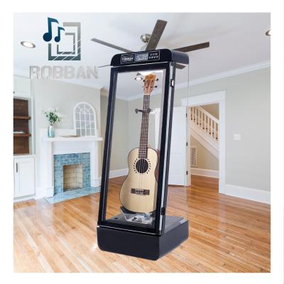 China Wholesale Fiberglass Ukulele Display Gun Ukulele Classic Electric Ukulele Storage Box Custom Hard Neck Acoustic Acrylic Double Case Particularly for sale