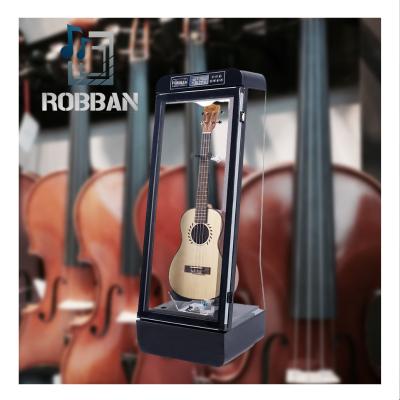 China Classic Hook Walnut Ukulele Hanger Acrylic Wall Headstock Led Hanger Yoke Case Fiberglass Ukulele Humidifier Key Strap for sale