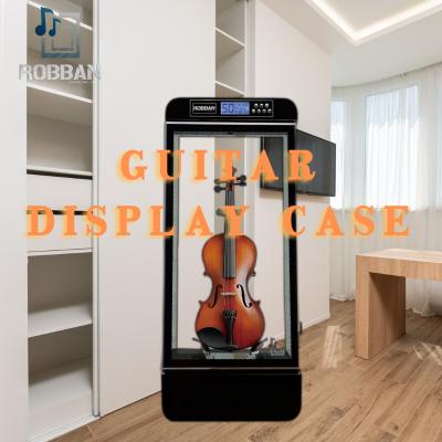 China Alloy Violin Display Cabinet in a Violin Showcase Cabinet Guitar Humidity Control Box for sale