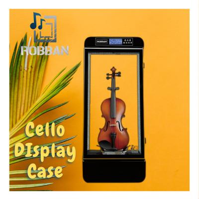 China Alloy Fiberglass Guitar Case Cello Vault Moisture Soft Soft Hard Case Bags With Lock Cello Instrument Case for sale