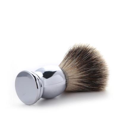 China Shaving Brush Factory OEM Pure Badger Hair Shaving Brush For Man Shaving Portable Travel Brushes Traditional Shaving Tools for sale