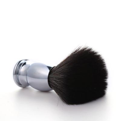 China Shaving Brush Wholesale Private Label Men Shaving Brush With Pure Badger Hair Care Metal Handle Customized Logo Mustache Brush for sale