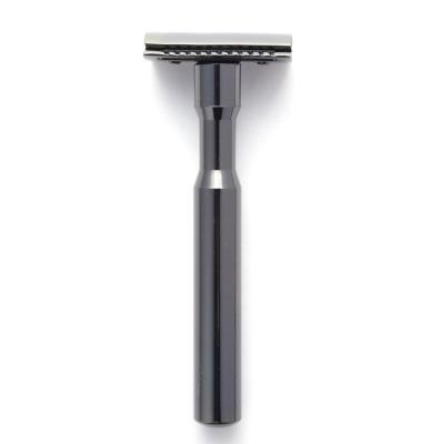 China Single Blade Professional Safety Razors Long Handle Stainless Steel Mens Safety Razors for sale