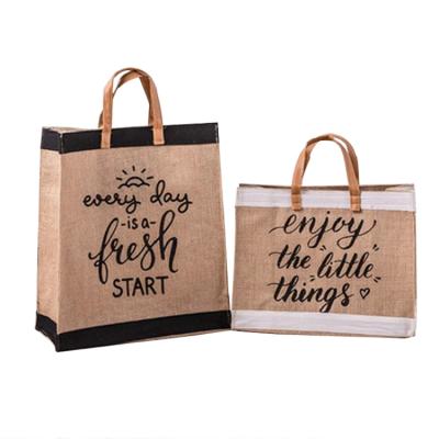 China Cheap Price Custom Logo Eco Friendly Nature Organic Hemp Handled Jute Bag With Zipper for sale